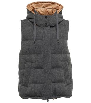 商品Brunello Cucinelli | Quilted cashmere vest,商家MyTheresa,价格¥30556图片