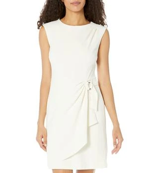 DKNY | Sleeveless Faux Wrap Dress with Hardware 6.1折, 满$220减$30, 满减