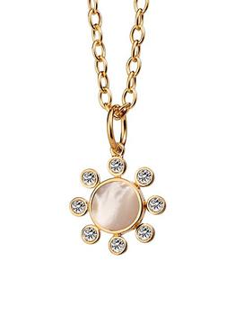 商品Cosmic 18K Gold, Diamond & Mother-Of-Pearl Pendant图片