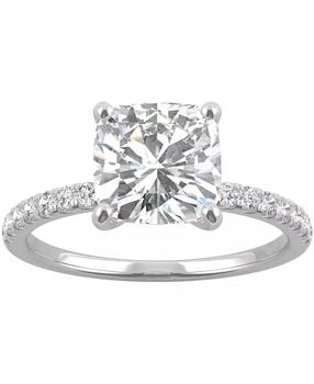 Charles & Colvard | Moissanite Engagement Ring (2-5/8 ct. t.w. DEW) in 14k White Gold,商家Macy's,价格¥9988