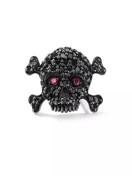 David Yurman | Memento Mori Skull Stud Earring in Sterling Silver,商家Saks Fifth Avenue,价格¥6714