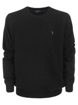 拉夫劳伦毛衣, Ralph Lauren | Polo Ralph Lauren Logo Embroidered Crewneck Sweater商品图片 8.1折