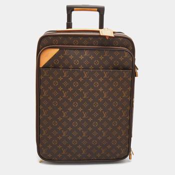 lv行李箱, [二手商品] Louis Vuitton | Louis Vuitton Monogram Canvas Business Pegase Legere 55 Luggage商品图片 满1件减$100, 满减