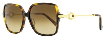 Omega | Omega Women's Square Sunglasses OM0033 52G Havana/Gold 59mm 3折, 独家减免邮费