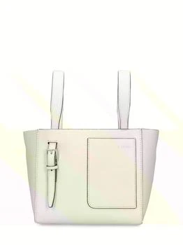 推荐Mini Bucket Leather Top Handle Bag商品