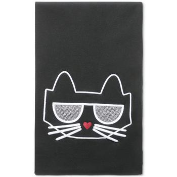 Karl Lagerfeld Paris | Women's Embroidered Choupette Scarf商品图片,6折