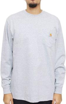 卡哈特北京, Carhartt | (K126) L/S Workwear Pocket Shirt - Heather Grey商品图片 