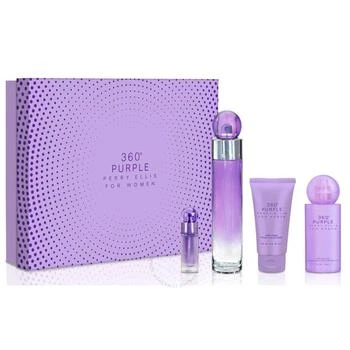 Perry Ellis | Ladies 360 Degrees Purple for Women Gift Set Fragrances 844061012622,商家Jomashop,价格¥222