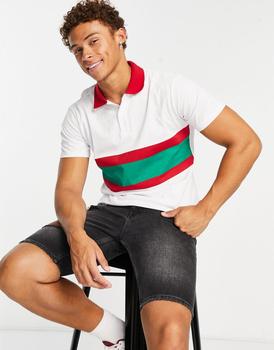 Love Stitch, American Stitch | American Stitch stripe polo shirt with contrast collar商品图片 7.5折