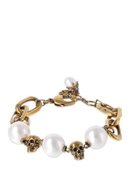 推荐Skull & Pearl Chain Bracelet商品
