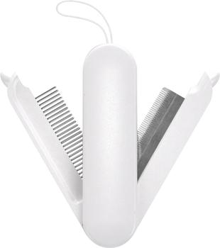 商品Pet Life  'JOYNE' Multi-Functional 2-in-1 Swivel Travel Grooming Comb and Deshedder图片