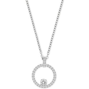 了解施华洛世奇跳动的心, Swarovski | Swarovski Pavé Circle Crystal Pendant 项链商品图片 