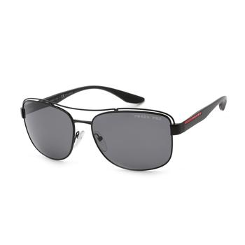 prada墨镜, Prada | Grey Aviator Mens Sunglasses PS 57VS 1BO02G 61商品图片 3.8折