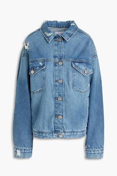 商品FRAME | Oversized distressed denim jacket,商家THE OUTNET US,价格¥1375图片
