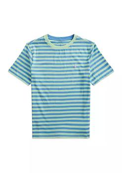 Ralph Lauren | Boys 8-20 Striped Cotton-Blend Jersey Tee商品图片,5折