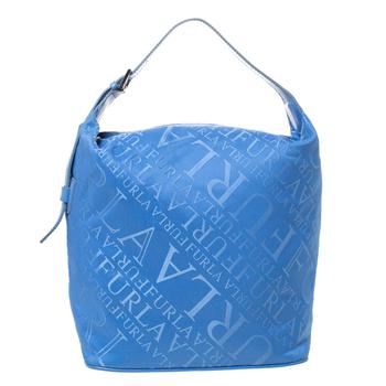 了解furla tote, [二手商品] Furla | Furla Blue Nylon and Leather Hobo商品图片 4.8折