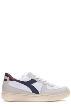 Diadora | Diadora MI Basket Row Lace-Up Sneakers 7折×额外9折, 额外九折