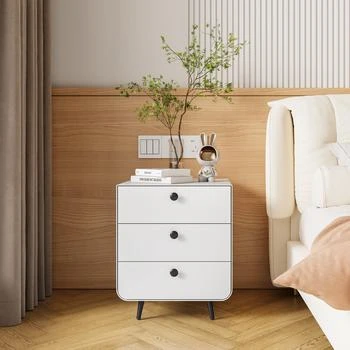 Simplie Fun | Modern Night Stand Storage Cabinet for Living Room Bedroom,商家Premium Outlets,价格¥1420