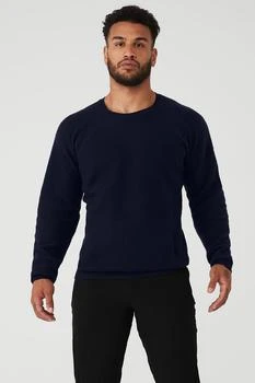 Alo | Triumph Crew Neck Sweatshirt - Navy,商家Alo yoga,价格¥589