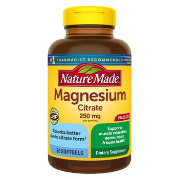 商品Magnesium Citrate 250 mg Softgels,商家Walgreens,价格¥198图片