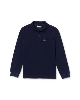 Lacoste | Boys' Classic Piqué Long-Sleeve Polo - Little Kid, Big Kid,商家Bloomingdale's,价格¥410