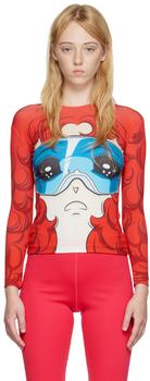 商品SSENSE Exclusive Red Goggles Girl T-Shirt图片