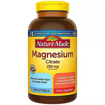 推荐Nature Made Magnesium Citrate 250mg Softgels (180 ct.)商品