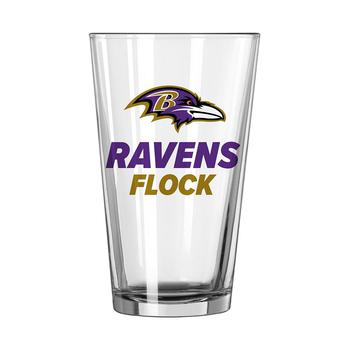 商品Baltimore Ravens 16 oz Team Slogan Pint Glass,商家Macy's,价格¥110图片