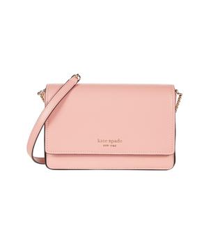 kate spade bag链条包, Kate Spade | Spencer Saffiano Leather Flap Chain Wallet商品图片 5.6折