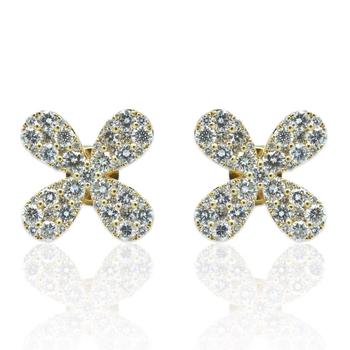 商品Tresorra | 18K Yellow Gold Diamond Earrings,商家Jomashop,价格¥16568图片