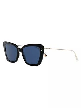 推荐MissDior B5F 56MM Butterfly Sunglasses商品