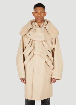 男士休闲burberry风衣, Burberry | Ribcage Trench Coat in Beige商品图片 