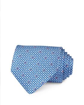 Salvatore Ferragamo | Woven Gancini Silk Classic Necktie商品图片,独家减免邮费
