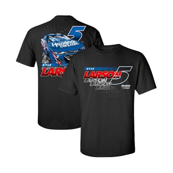 推荐Men's Black Kyle Larson Hendrickcars.com Car 2 -Spot T-shirt商品
