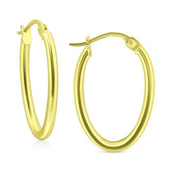Giani Bernini | Polished Oval Small Hoop Earrings, 20mm, Created for Macy's商品图片,