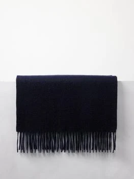 推荐Aiden fringed cashmere scarf商品