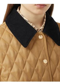 了解burberry大衣, Burberry | Corduroy collar diamond quilted jacket商品图片 