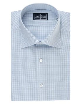 推荐Regular Fit Shirt With Light Blue Micro Checks商品