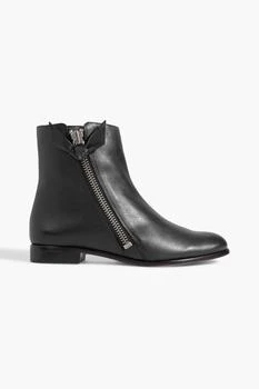 推荐Clarita shearling-lined leather ankle boots商品