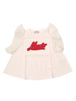 Moncler | Moncler Enfant Logo Detailed A-Shape T-Shirt商品图片,8.6折