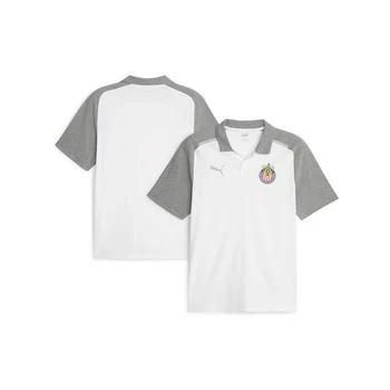 Puma | Men's White Chivas Casuals Raglan Polo Shirt 