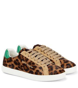 推荐Leopard-print fur sneakers商品
