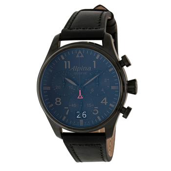 推荐Alpina Startimer Pilot Chronograph Quartz Men's Watch AL-372BBG4FBS6商品