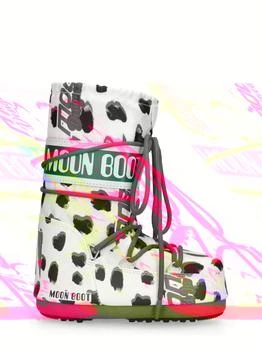 Moon Boot | Icon Tall Dalmatian Nylon Snow Boots 