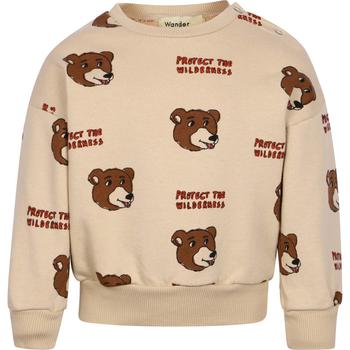 推荐Bear aop sweatshirt in cream商品