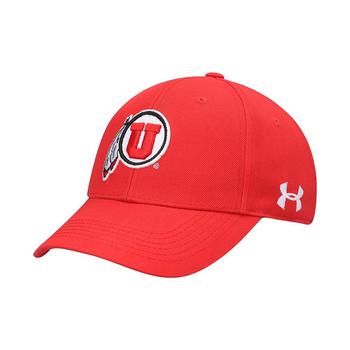 Under Armour | Men's Red Utah Utes Classic Adjustable Hat商品图片,