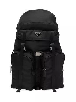 推荐Re-nylon And Saffiano Leather Backpack商品