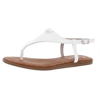 Sam Edelman | Circus by Sam Edelman Womens Carolina Faux Leather Buckle Thong Sandals商品图片,1.8折起×额外9折, 独家减免邮费, 额外九折