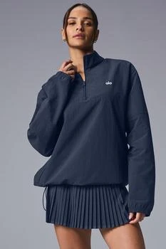 Alo | Light Weight Takeaway Track Pullover - Navy,商家Alo yoga,价格¥1093