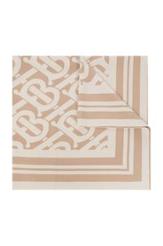 商品Burberry | Burberry Kids Monogram Pattern Striped Border Square Blanket,商家Cettire,价格¥2849图片